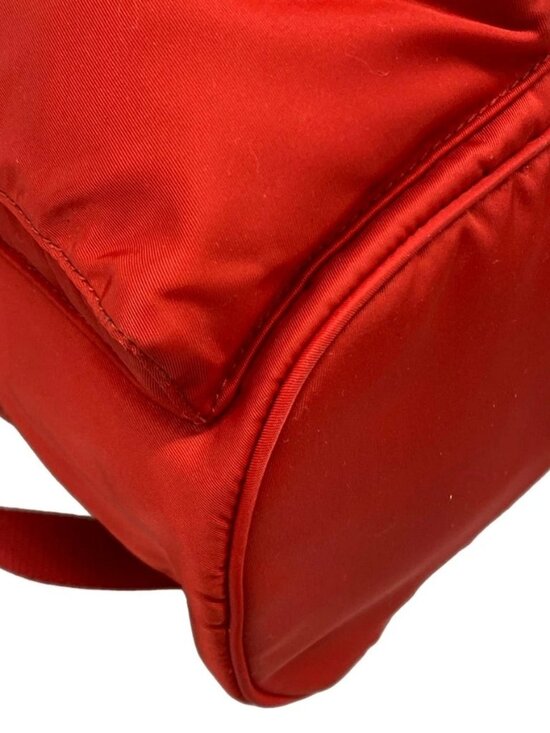 PRADA - BZ0024 Red Nylon Backpack main image 7
